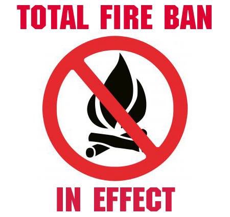 A complete burning ban has been issued for all fires in Iredell County regardless of distance from a structure.  Burn permits are revoked.