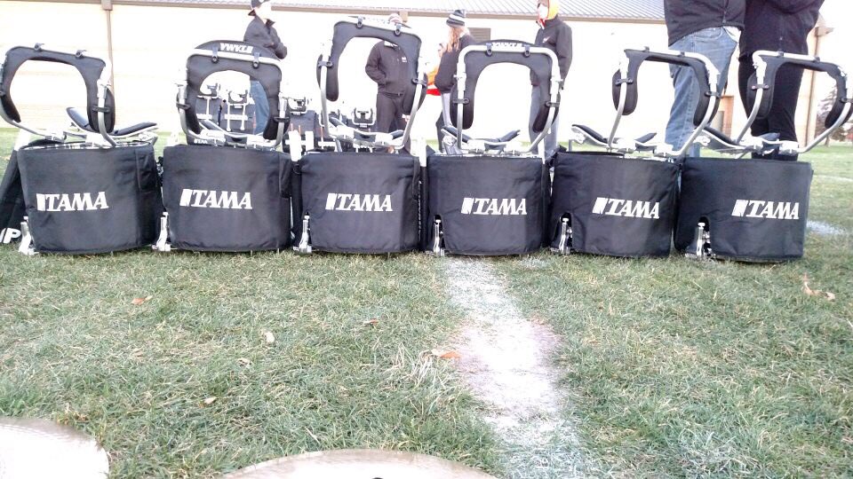 BGSnareline's tweet photo. The BGSU drumline got their new drums! #Tama https://t.co/nF2gevrhwU