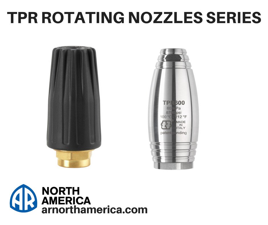Introducing TPR Rotating Nozzles for industrial and commercial #PressureWashing applications. arnorthamerica.com/pages/tpr-rota…