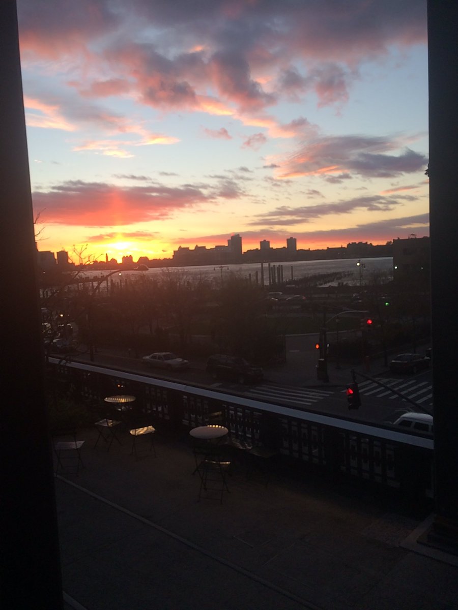 Sunset on the Hudson River