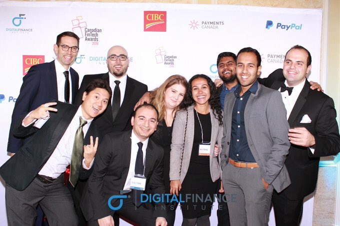 dmzhq's tweet photo. Shoutout to @DFInstitute for nominating us and our startups tonight at the #CanadianFintechAwards! Proud to be amongst NA's finest. https://t.co/zVJGgVFmWp