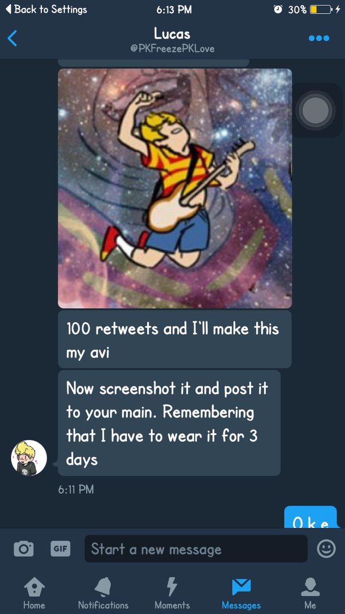 TheNintenWriter's tweet photo. *sneeze*

Retweet and Nintendo will release gameplay of Mother 3 on the Switch. https://t.co/boddso9iIx