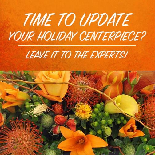 This Thanksgiving, make your celebration even more beautiful with fresh flower centerpieces.