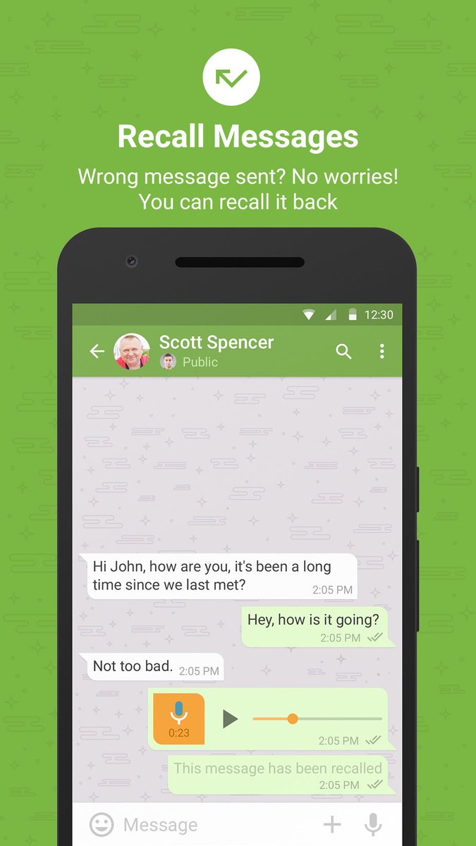 nandboxapp's tweet image. Have you tried anytime #MessageRecall ?
#nandbox allows you to recall your mistakes anytime without having to ask the recipient! 😎