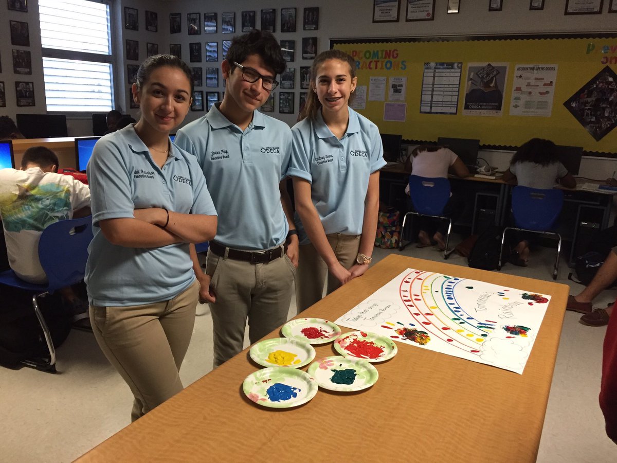 While we can't pick a favorite,heres a few of great chapter projects working for the betterment of our community! #DECAmonth #OwnYourFuture