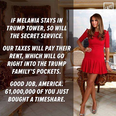 thismainelife's tweet photo. Time for a Retweet? As I have said all along...Trump is making money off all of us, while he pays NO TAXES. #TheResistance https://t.co/lKNDGz3KWW