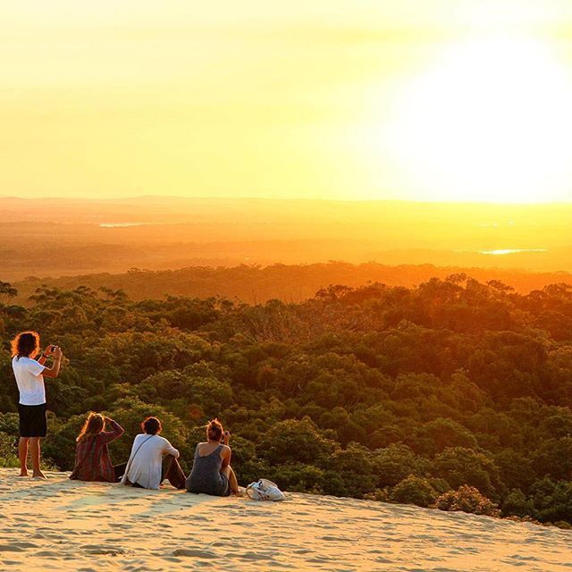 sunshinecoastoz's tweet photo. Looking out to yonder from Carlo Sand Blow in  @visit_gympie😲 Pic: @littlegreybox_matt/IG #VisitSunshineCoast @Queensland https://t.co/vvkFBMcuGZ