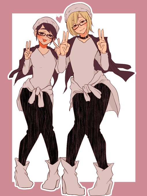 双子コーデのtwitterイラスト検索結果 古い順