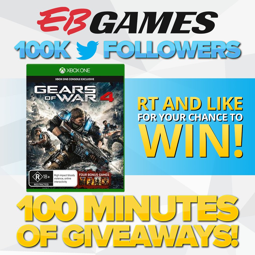 EBGamesAus's tweet photo. NO WAY! #GEARSOFWAR4? YOU'VE GOT TO BE KIDDING!
We are not kidding.
RT & Like to win! #EB100K https://t.co/n8sWtLuvNz