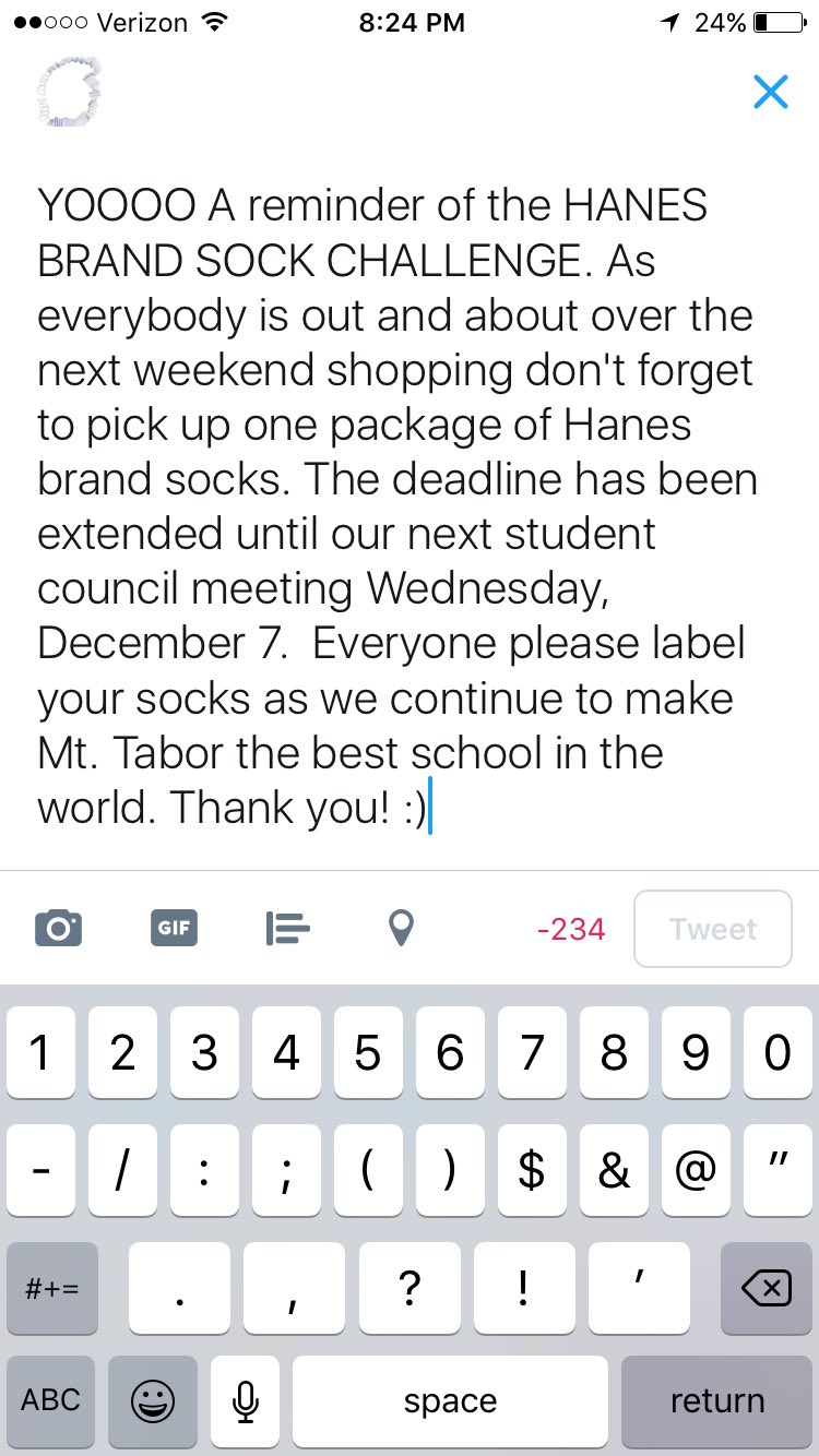 Tabor StuCo on Twitter "HANES BRAND SOCK CHALLENGE!!!! TaborCity 