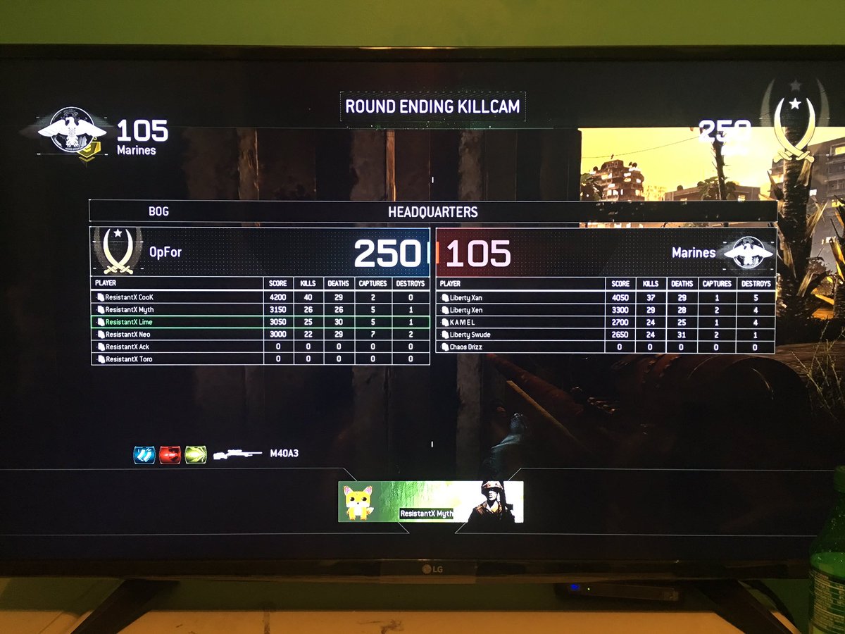 ResistantXMWR's tweet photo. @SLBSnipers ResistantX vs Liberty 2-0 https://t.co/Y8bTr9aTTm