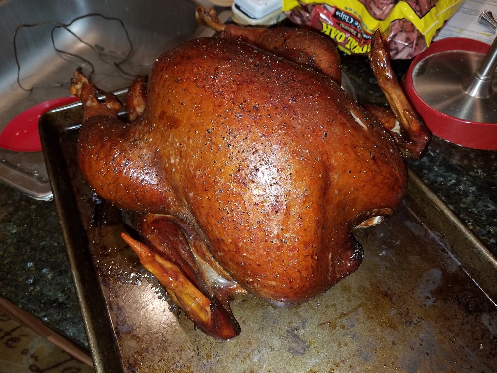 JC_SoCal's tweet photo. What do you know bout that #TestTurkey 3 days to T-Day-this will go to snacks and scraps will be used to make a stock for a gallon of gravy https://t.co/UfVsnFXLh7