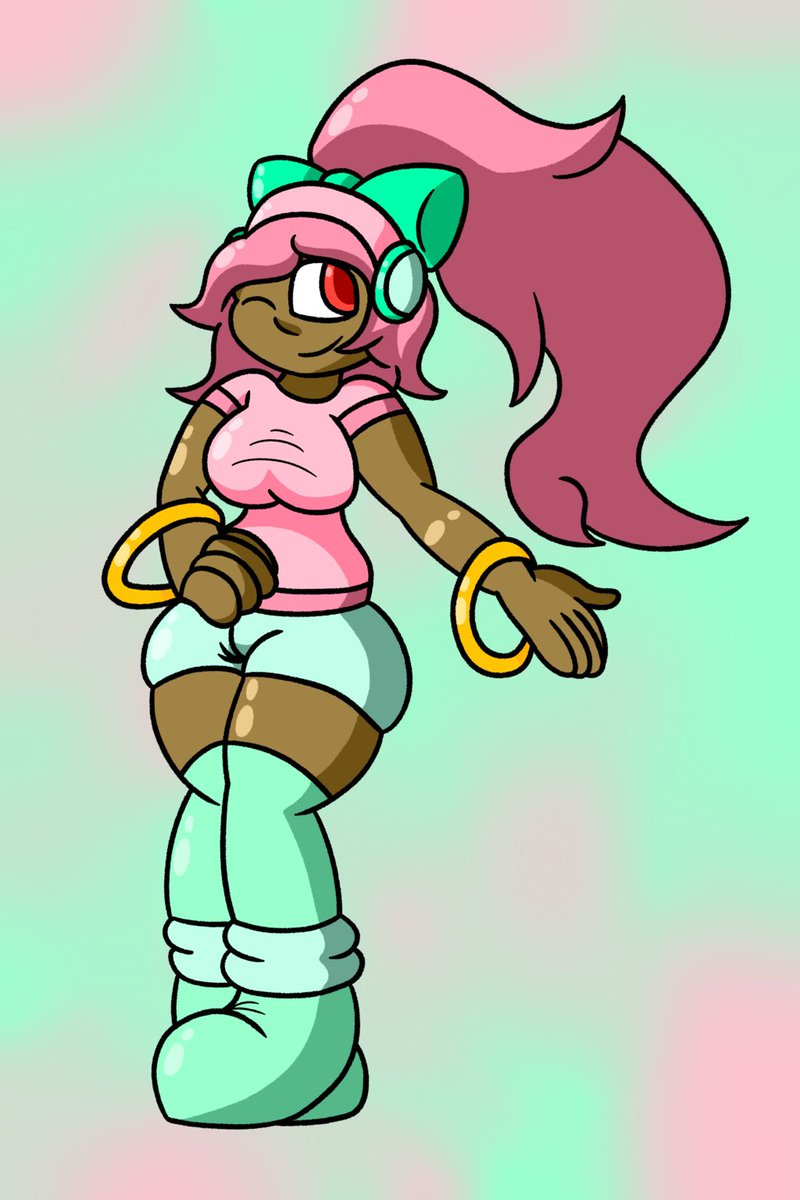 "Okay... Darker skin, thicker thighs, larger breasts, longer hair... Aaaand a new outfit...

And BAM!"