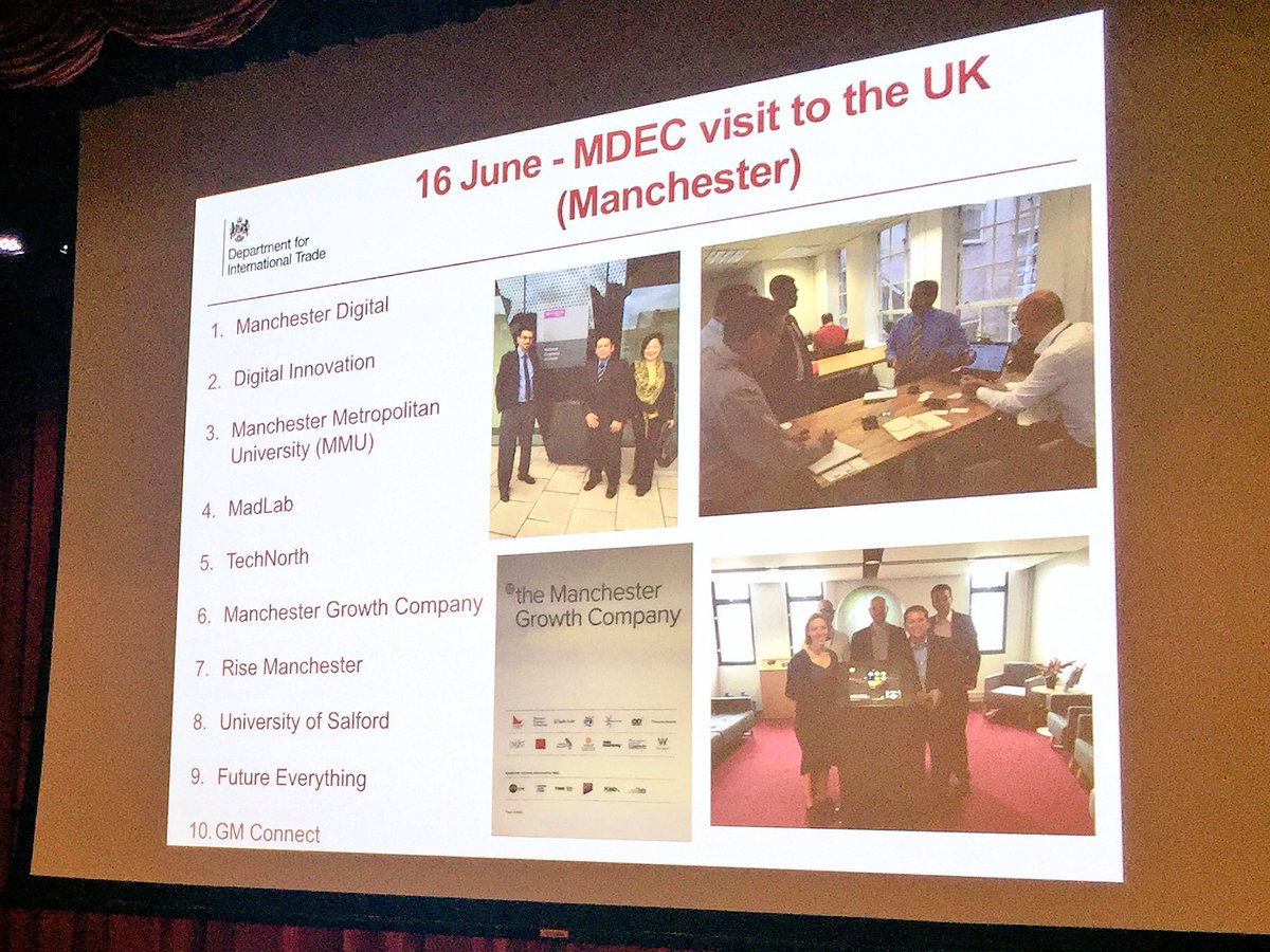 mymdec's tweet photo. Some of the journey UKTI & MDEC, opening new chapters & the bright future for digital economy sector @tradegovukMYS @YasminMDeC #techtm2016 https://t.co/hQuOzTBrRi