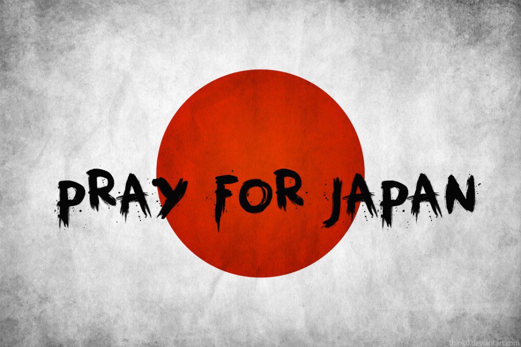 #PrayersforJapan