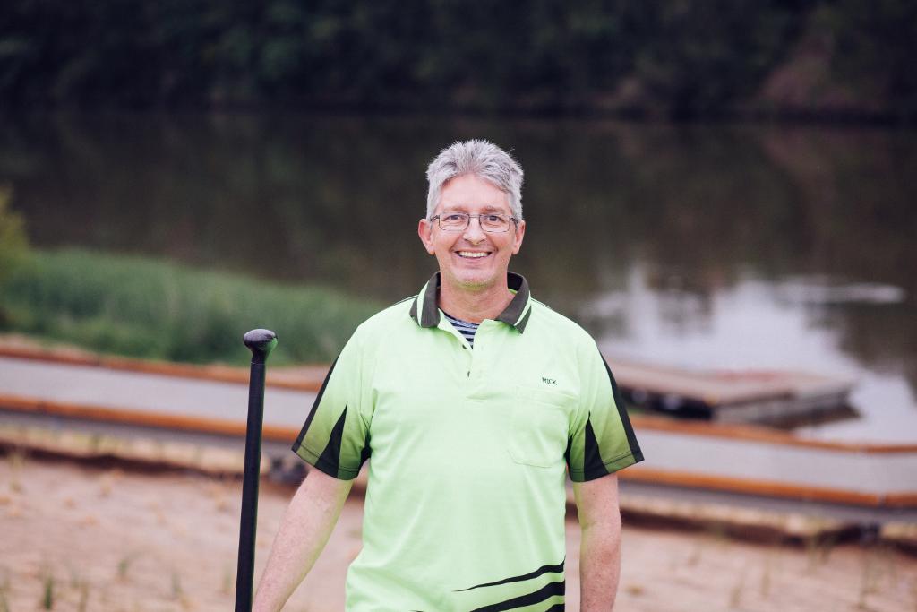 COLORBONDsteel's tweet image. Michael Dinkgreve had a tough #massivemurraypaddle day yesterday. He paddled for 11.5 hours over 93 kms in the COLORBOND® steel canoe.