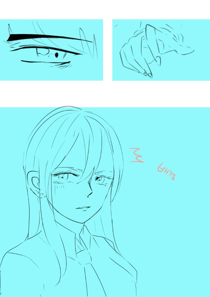 projectcodeYORU's tweet image. 흠 이것도 옛날에그렸던거