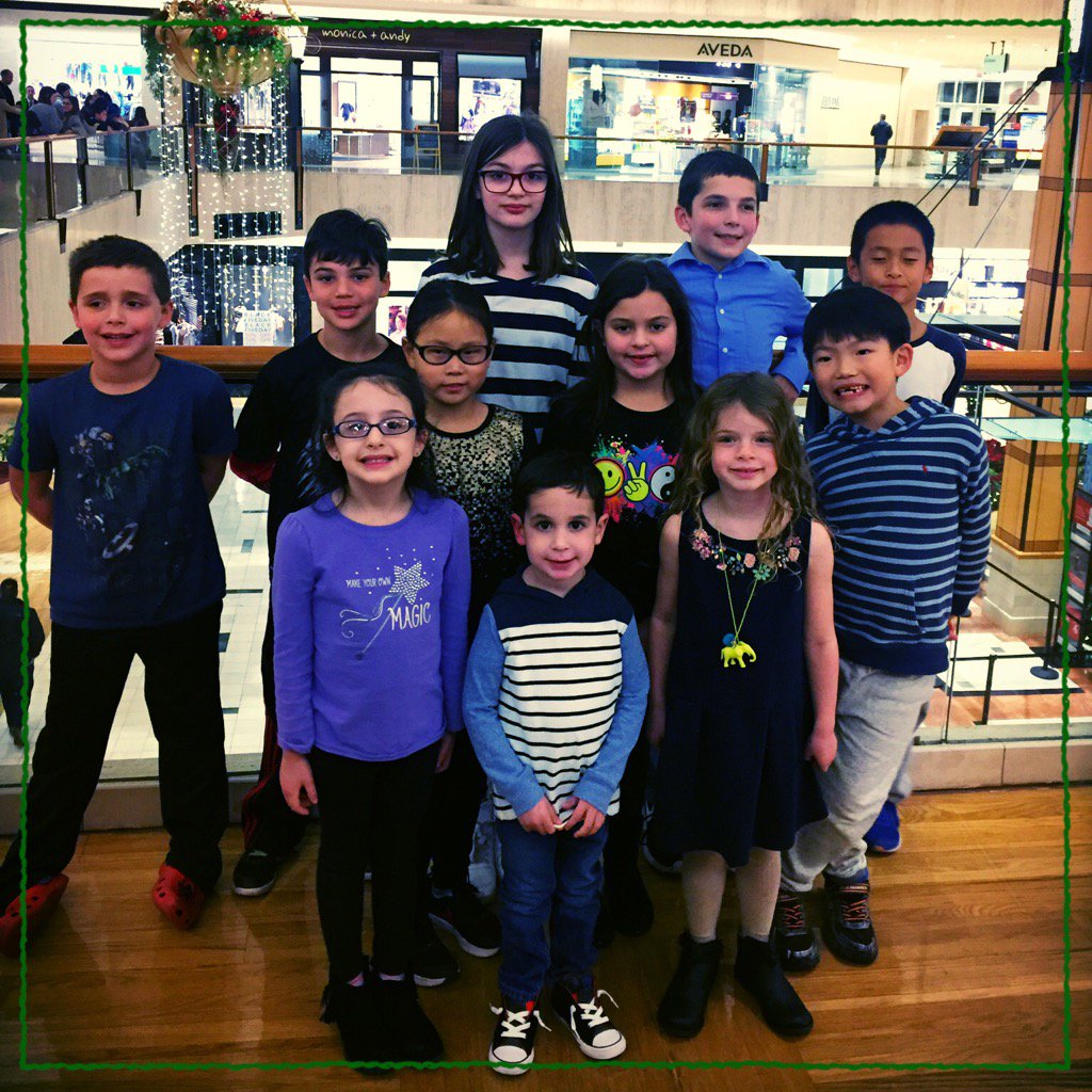 So fortunate to teach such amazing artists! Congrats on being showcased at Northbrook Court Mall! #engage109 #sp109