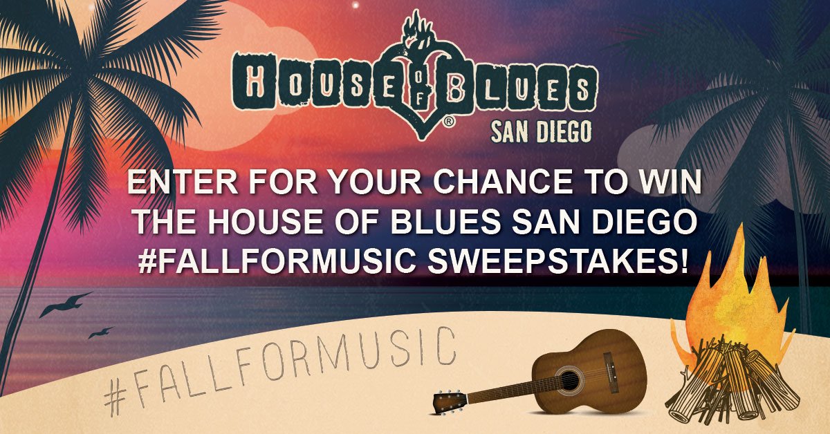 HOBSanDiego's tweet photo. Time's running out to enter our #FallForMusic Sweepstakes for tickets to our 2017 shows: https://t.co/K1iPMh2OCb https://t.co/T4mgsERaFN