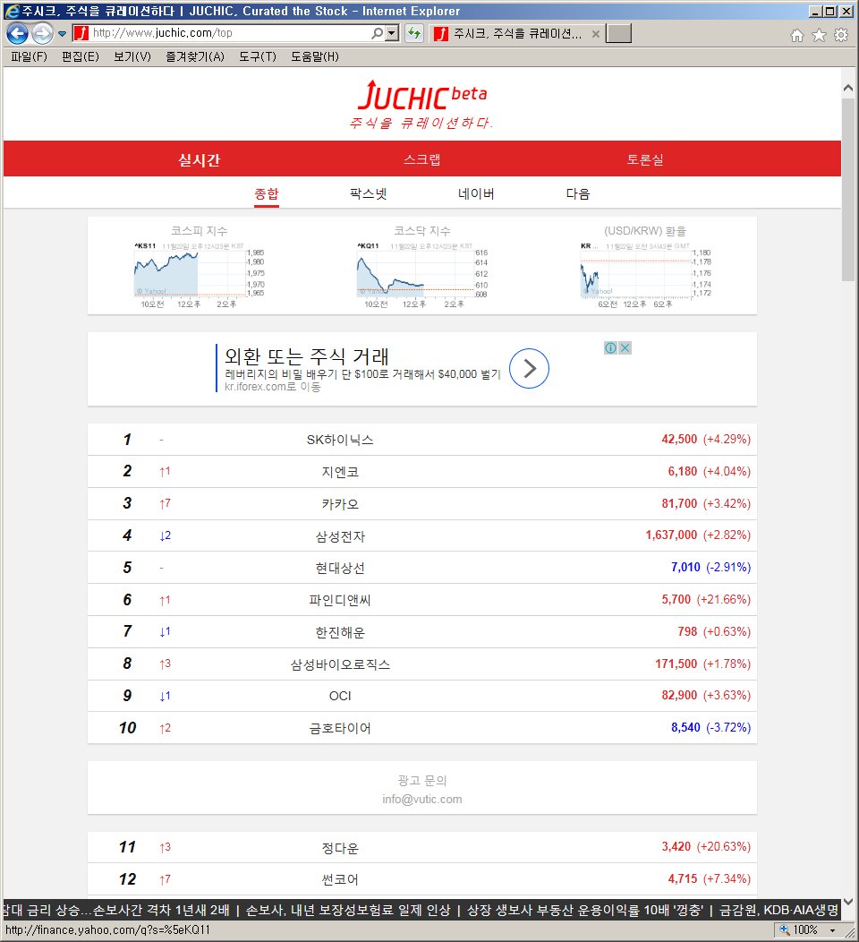 #주식 #증권 #금융 #투자 #재테크 #큐레이션 #팍스넷 #다음 #씽크풀 #클리앙 #주식한당 #주담 #디시인사이드 #주갤 #네이버 #블로그 #뱅커두부 #GJH #다빈치 #채훈우진아빠 #어반 #사자마음

juchic.com