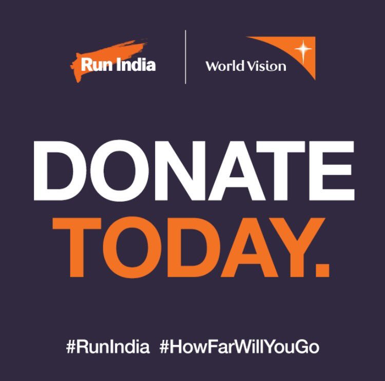 RunIndia's tweet image. There's still time to #donate to #runindia and support @WorldVisionAus to help improve #education in India.