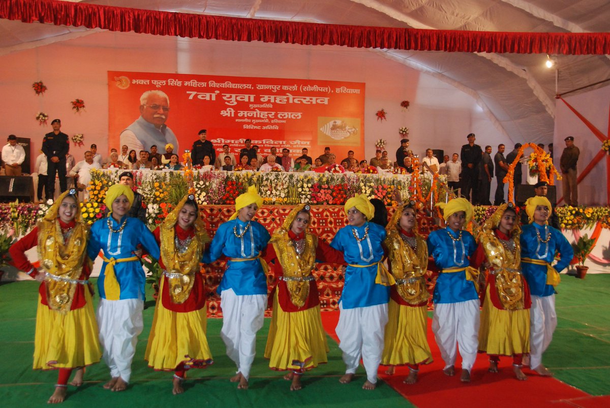 BpsmV's tweet photo. 7th Youth Festival (20-22 Nov., 2016)
Inauguration: Hon'ble C.M. Sh Manohar Lal
Prize Distribution: Capt. Abhimanyu https://t.co/gCeK0LxB1b