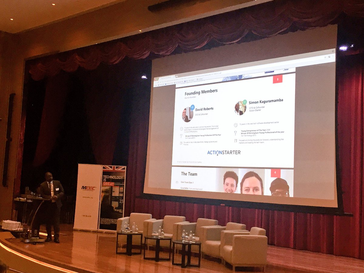 mymdec's tweet photo. Simon Kaguramba from Action Starter, aspire to adopt technology in business sector @tradegovukMYS #techtm2016 https://t.co/6VJ7NCCpGF