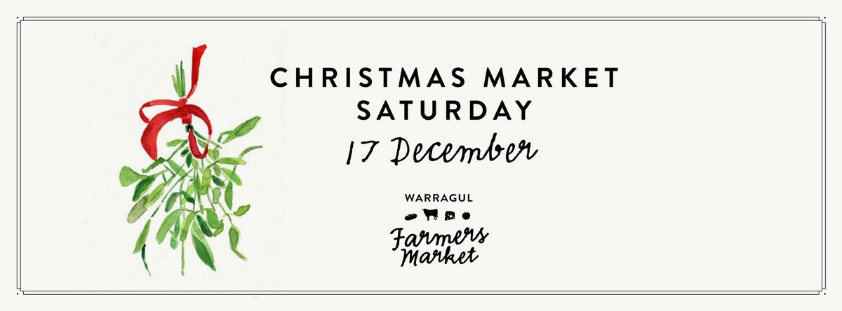 The Christmas market! Load up on feasting goodness, stocking stuffers, hamper goodies and last minute gifts #shoplocal #gippsland