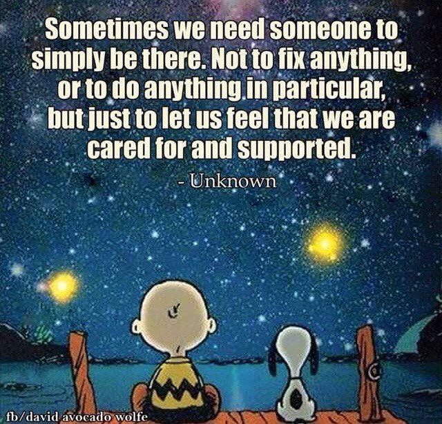 KariJoys's tweet photo. Sometimes we need someone to just be there.. 

#JoyTrain #compassion #mentalhealth RT @garyhgoodridge https://t.co/vIEdtM0o1x