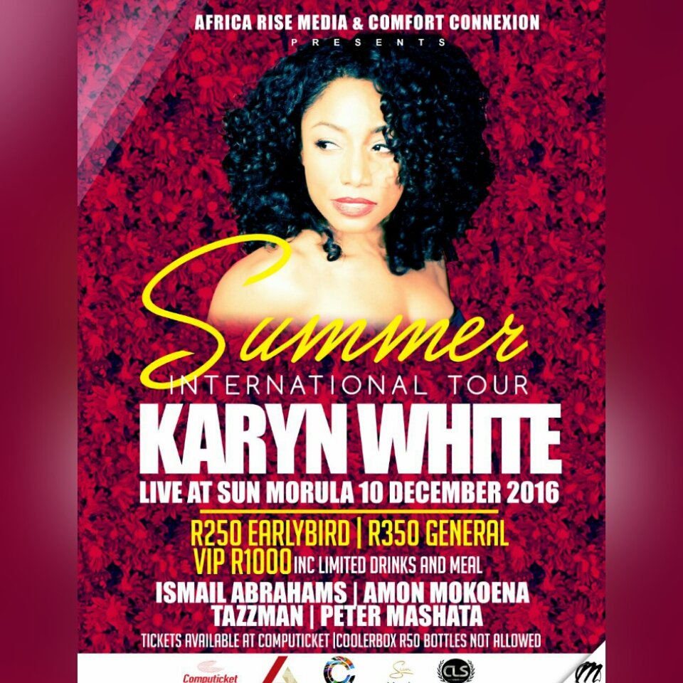 comfyc111's tweet photo. Karyn White Live At Morula Casino 10th Dec 2016 https://t.co/kBVvlajv0c