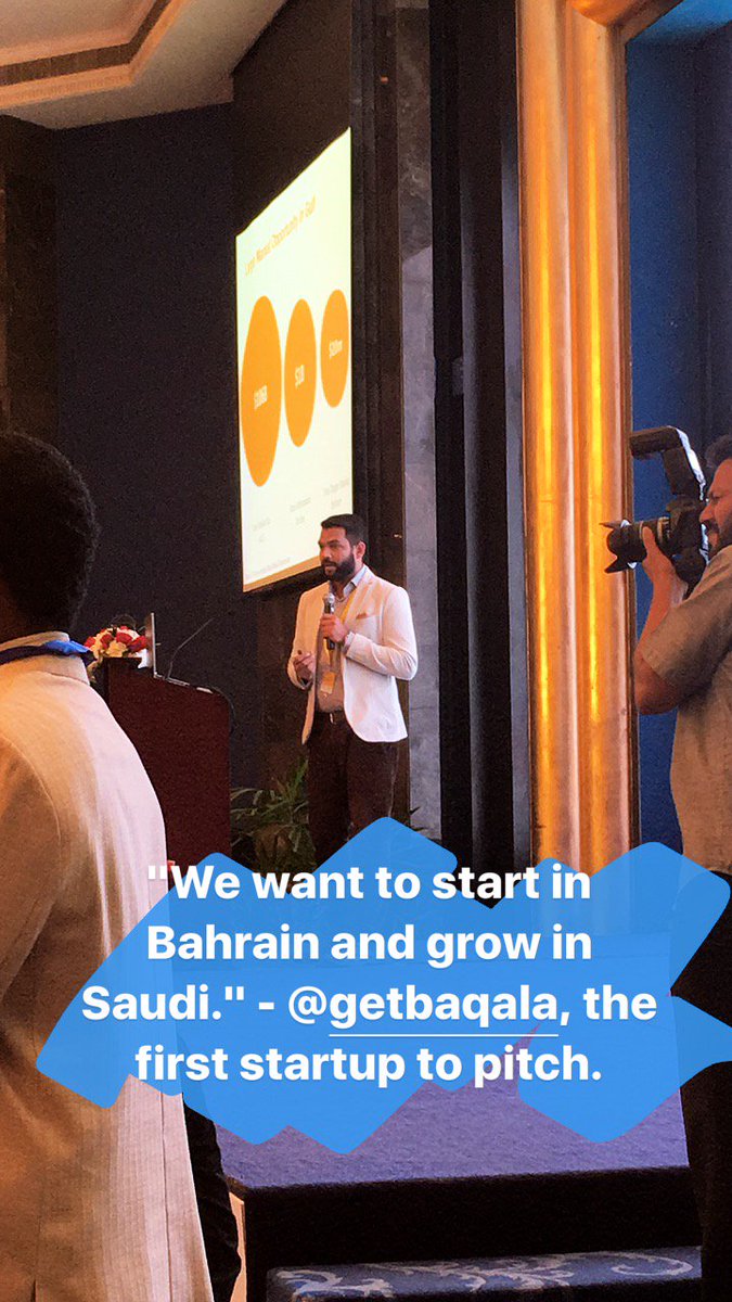 startupmgzn's tweet photo. . @getbaqala is pitching at the #MENASummit2016 this morning. Starting in Bahrain, expanding in Saudi, all the best. https://t.co/l4O8Ex1t2e