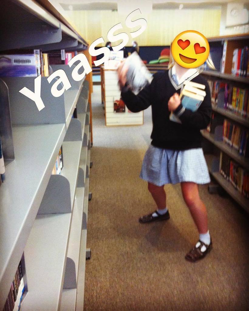 MGGS_Library's tweet photo. Dat feeling when you find ALL THE BOOKS! #library #mggs #student #photography #librariesof… https://t.co/R8XNSiqfx8 https://t.co/HnEPAt6Tbd