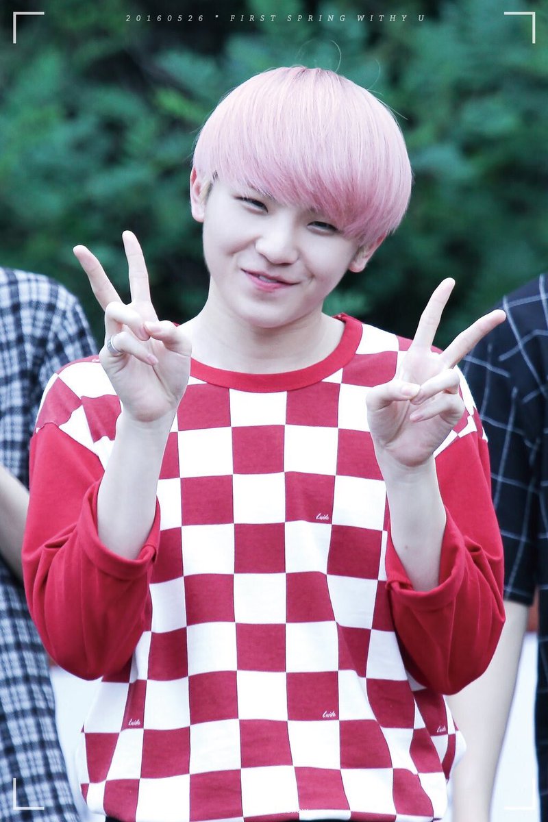Mio Na Twitterze ピンクウジがお気に入り 笑顔可愛すぎるね 癒しだね セブチにウジ がいてくれて本当に良かった いつも素敵な曲をありがとう ウジ お誕生日おめでとう 세븐틴 우지 Seventeen Woozi 우리 지훈이 태어나줘서 고마워 Happywooziday
