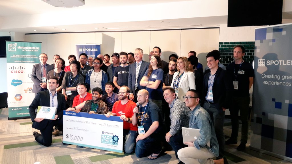 sbcIoT_Data's tweet photo. It's a wrap!! Thanks to our partners, mentors, teams! It's been amazing!! #SpotlessHack #sbciotdata #hackathon https://t.co/XaYPZ3tVr6