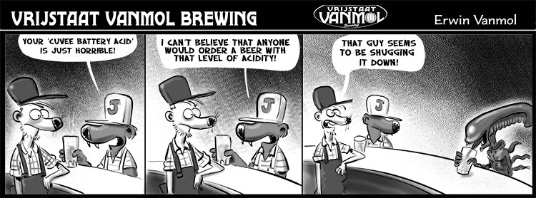 InfoVanmol's tweet photo. In space nobody can hear you shug! #beer #sourale  #geuze #vrijstaatvanmol #comicstrip https://t.co/Qb2BfZKF3n
