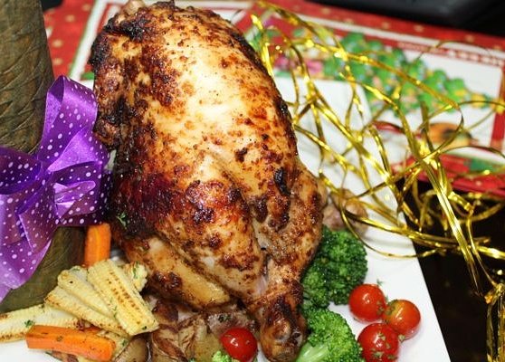 lets_chef's tweet photo. Retweet if you love Roast #Chicken this is almond and orange stuffed roast chicken recipe kit https://t.co/gSdppyahEA