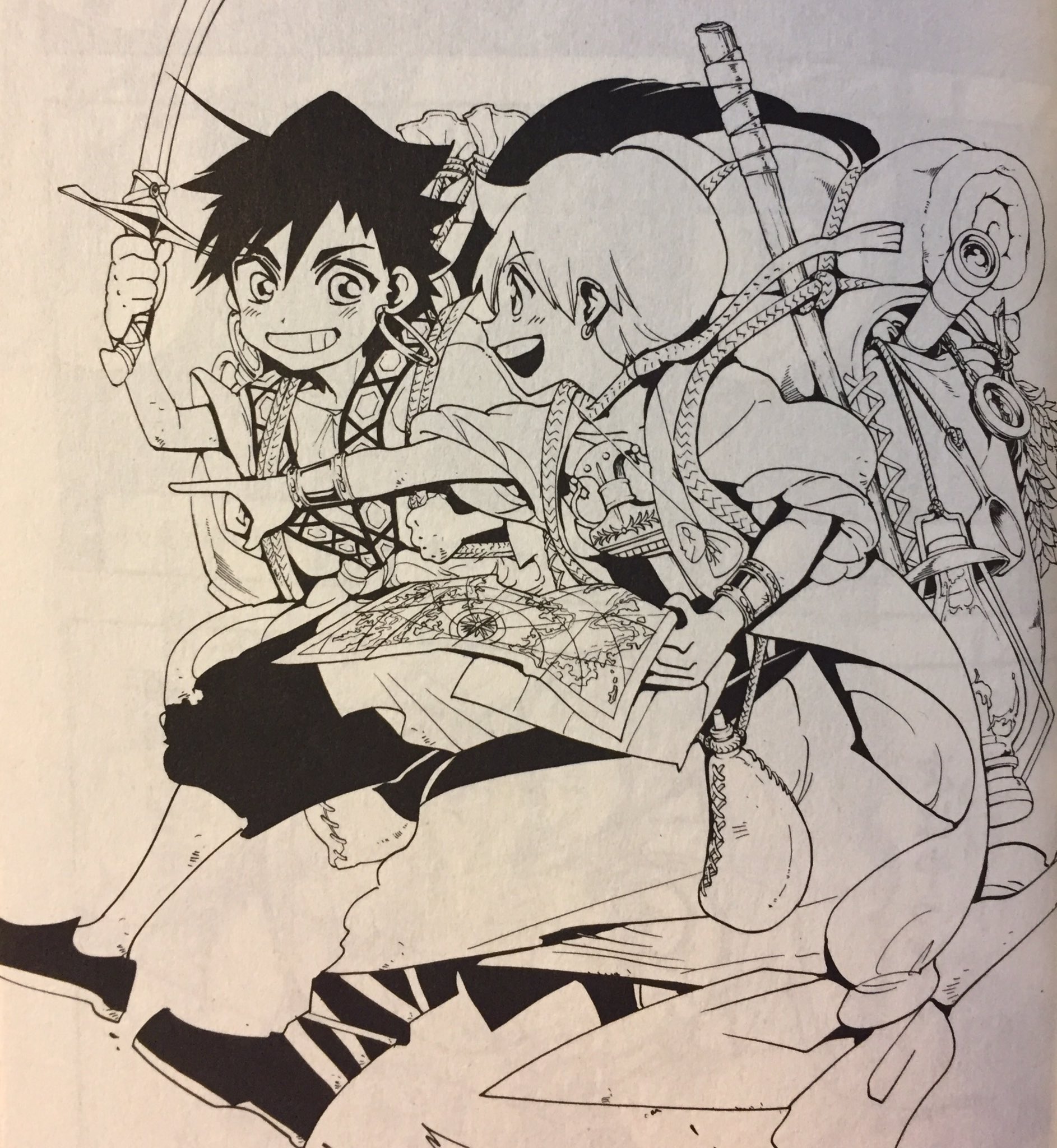 餡蜜 趣味垢 Al Twitter マギの新刊のおまけ漫画読んで アリババとシンドバッドは幼い時に出会っていたら いいパートナーだったんだろうなって思って泣きそうになった T T マギ T Co J2yiy0snuc Twitter