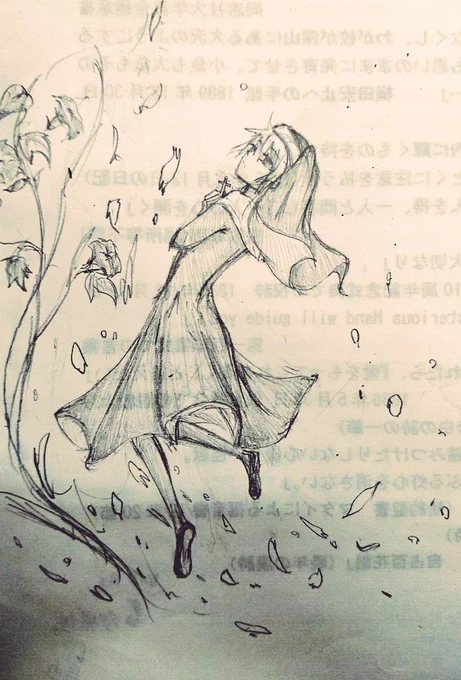 凄くッ!!久しぶりにッ!!アカウントをッ!!動かしたッ!!(歓喜)(*ノД`*)・゜・。
シャーペン画ッ!!((お決まりの落書き 
