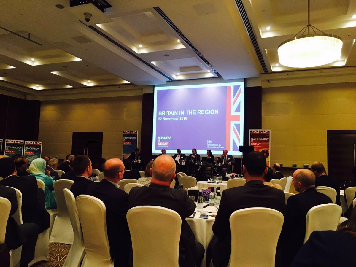 walesinmena's tweet photo. @walesinmena attending the Britain in the Region event today here in Dubai #walesinmena #britainintheregion #wales #dit https://t.co/1WazYxcbwY