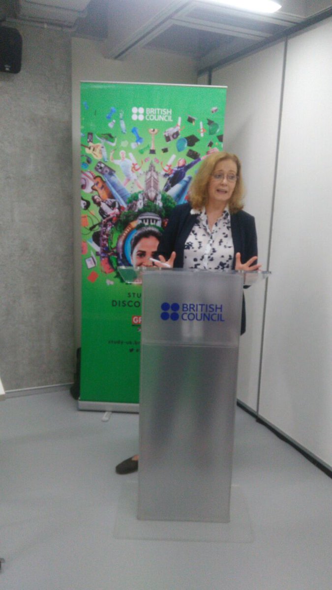 inBritish's tweet photo. West India Director @SharonMemis addressing the media before #StudyUKEX2016
Attend the exhibition in your city - https://t.co/fWGSrS8VF2 https://t.co/GPqTGK79HC