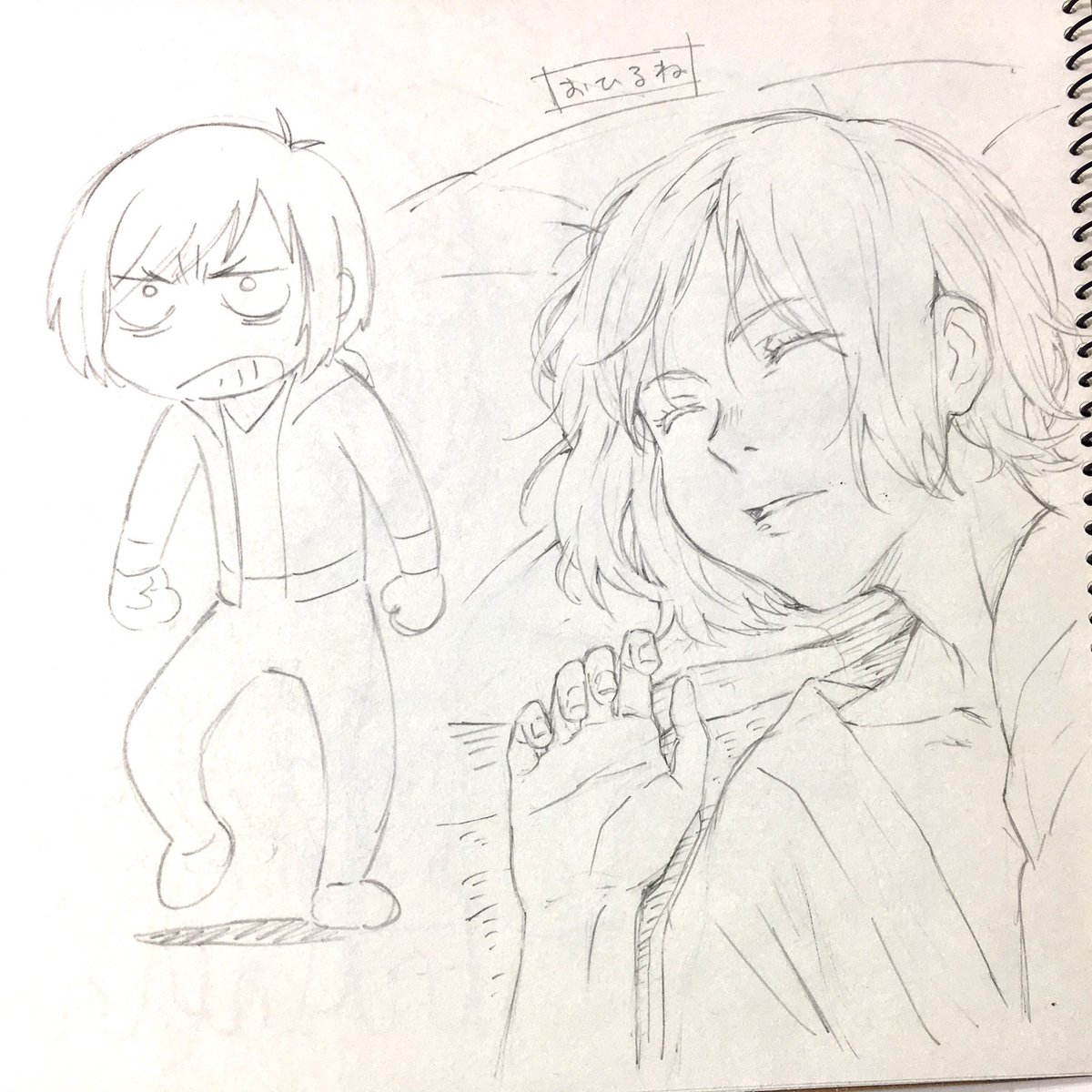 nrkito's tweet photo. 最初の頃ユリオが似なすぎて1日1ユリオを自分に課してた頃の絵（三日坊主） #yurionice https://t.co/wX3F6E16WG