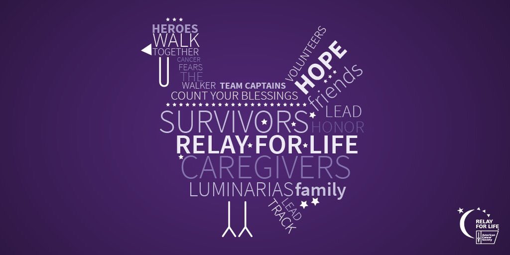 We are so thankful for survivors, caregivers, volunteers and everyone who walks the #RelayForLife track. #GiveThanks #dcrelay