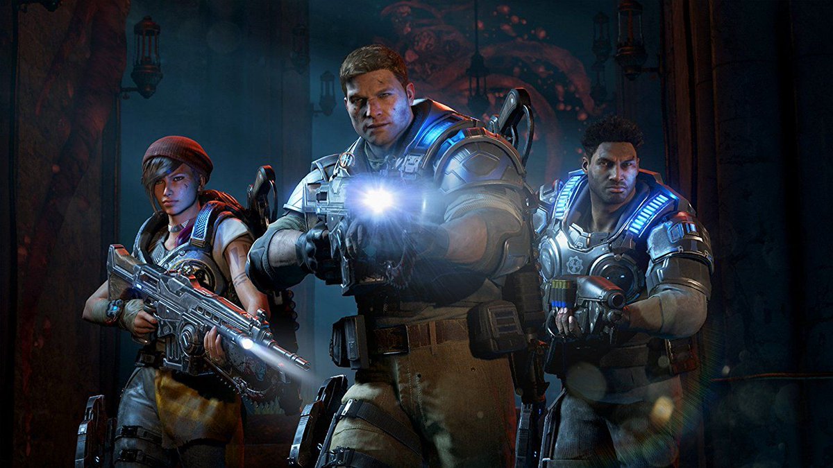 SluffWork's tweet image. Sticking with the dudebro theme. #GearsofWar4 is only $35 @amazon as well. amzn.to/2fBn9FH
