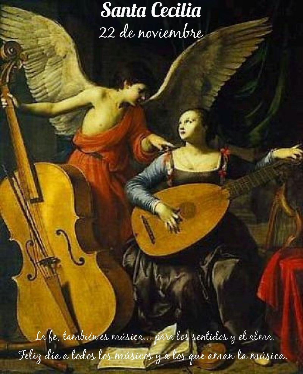 Feliz día de Sta. Cecilia a las formaciones musicales nazarenas y a todo músico como a cada persona, que sienta y ame con pasión la música.