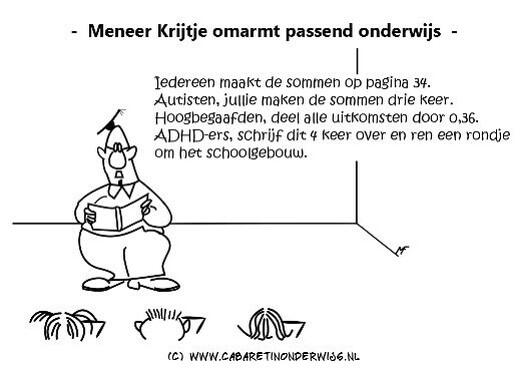 #PassendOnderwijs volgens Meneer Krijtje ;-)