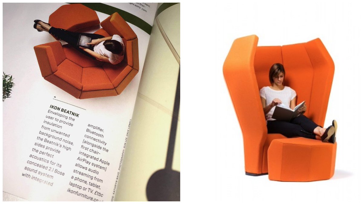 ikonfurniture's tweet photo. Our product of the month is the #Beatnik Chair! 🙌🏻 #POTM #Furniture #BoseSoundSystem #Bluetooth #AppleAirplay https://t.co/zvVcRufJoU