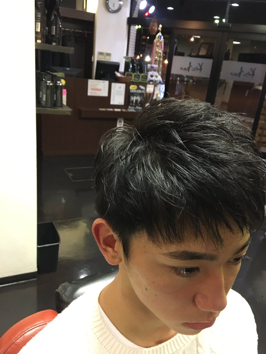 カズヘアー比治山店 久しぶりの学生スナップ 刈り上げマッシュスタイル Kazuhair 広島 比治山 南区 散髪 メンズカット Barber 刈り上げ