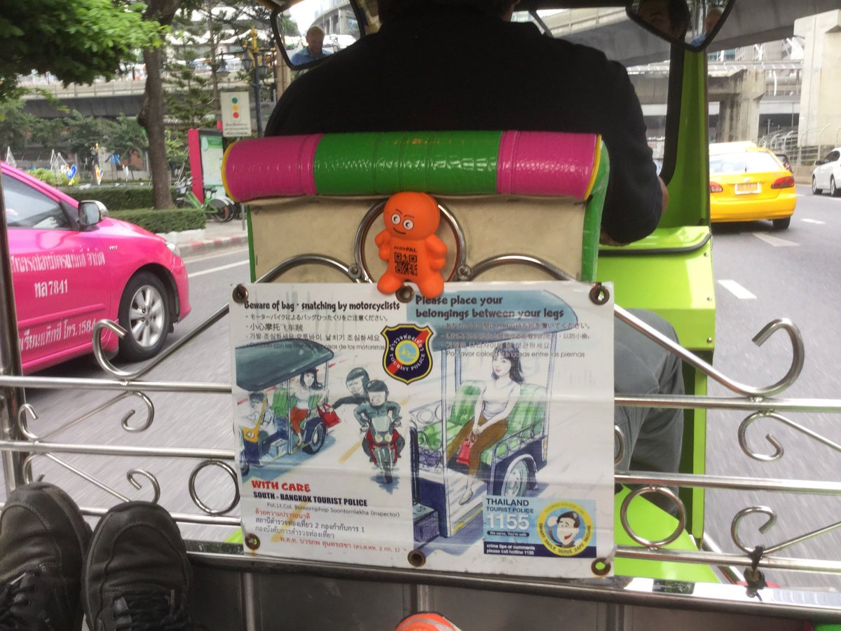 paltechnologies's tweet photo. Travelling by Tuk-Tuk while in Bangkok for #ISPAH2016. https://t.co/ZdlfkIniGN