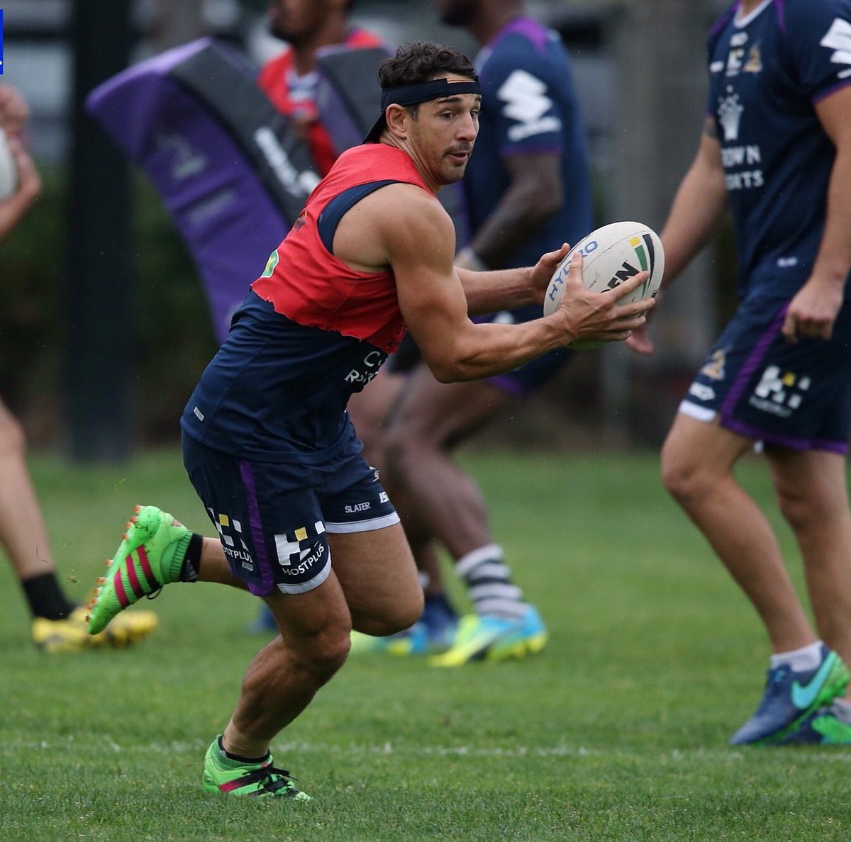 billyslater's tweet photo. Felt good having the footy back in my hands today 😀 @storm @adidasAU https://t.co/LDW51SXAxT