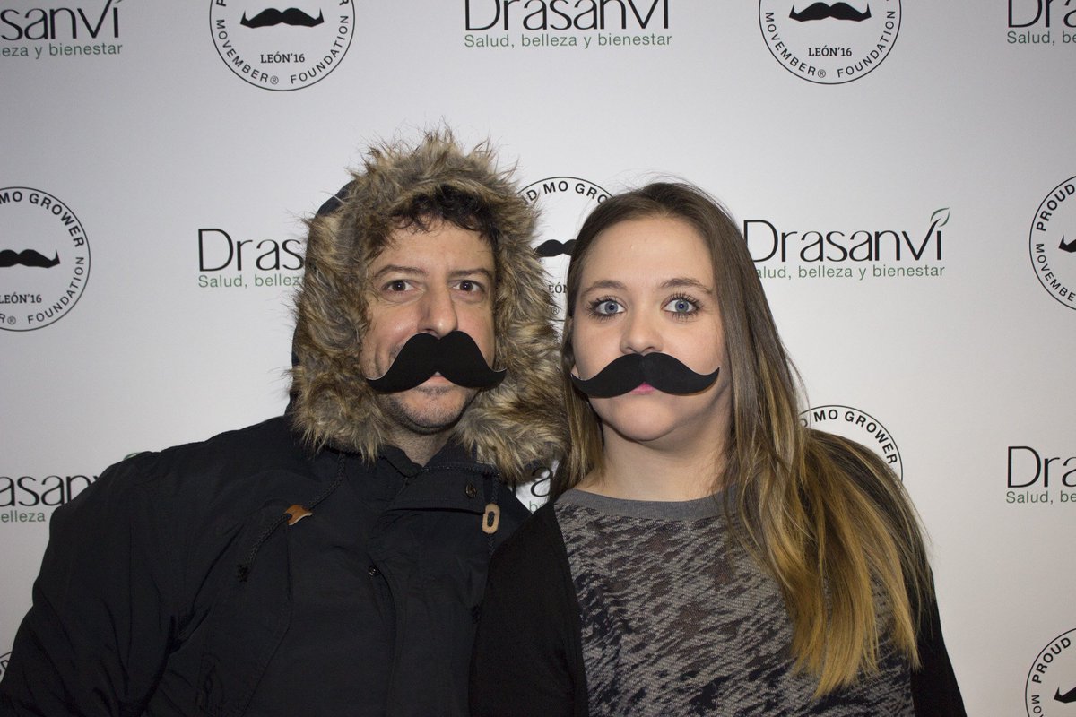 Drasanvi's tweet photo. #DrasanviMoustache está de vuelta y algunos compañeros ya han aportado su granito de arena a favor de @MovemberLeon #Movember https://t.co/Ux4w5EVAEb